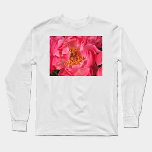 Coral Beauty - Peony Long Sleeve T-Shirt